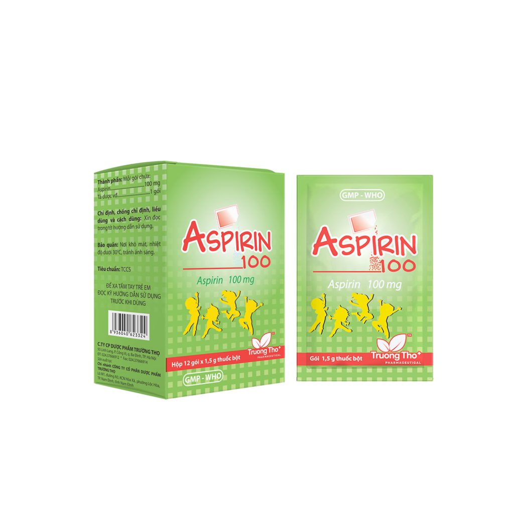 Aspirin 100 - Công ty Dược Phẩm Trường Thọ