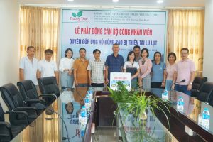 Lễ phát động Cán bộ công nhân viên quyên góp ủng hộ hỗ trợ đồng bào bị ảnh hưởng thiên tại lũ lụt